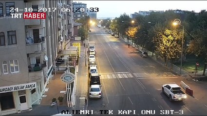 Diyarbakır'daki trafik kazaları MOBESE kameralarında