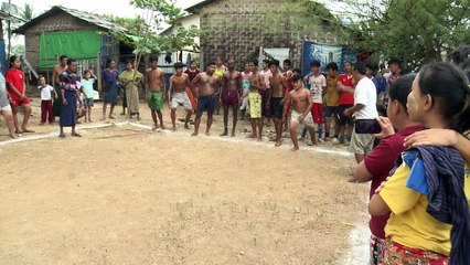 Street games as Myanmar marks 70 years of independence
