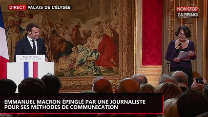 Vœux d’Emmanuel Macron à la presse : Une journaliste s’en prend à ses méthodes (Vidéo)