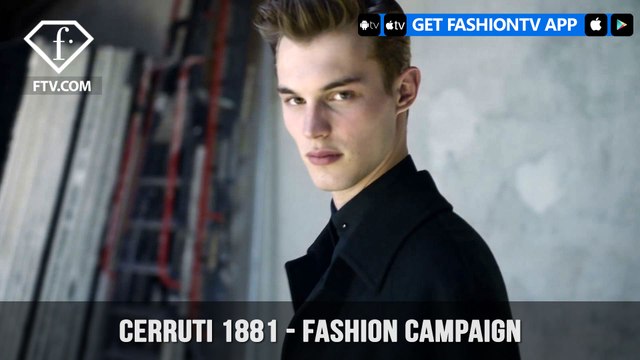 Kit Butler Cerruti 1881 F/W 17 Campaign Celebrating 50th Anniversary Part 5 | FashionTV | FTV