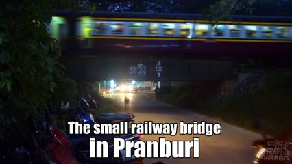 The small railway bridge in Pranburi