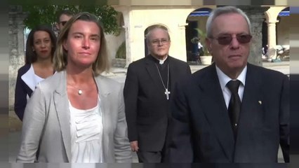 Mogherini visita Cuba para reforzar la cooperación