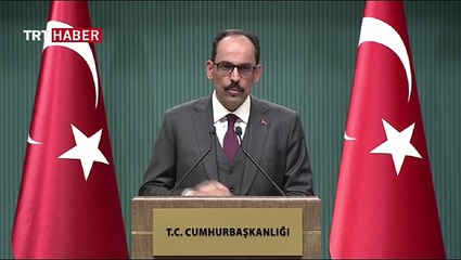 İbrahim Kalın: Türkiye'nin iç siyasetini karıştırmaya dönük bir kumpastır