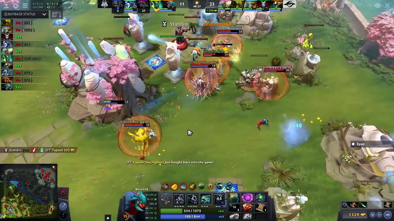 SECRET vs SFT - EU GRAND FINAL - ESL MAJOR DOTA 2 SEPT 2017