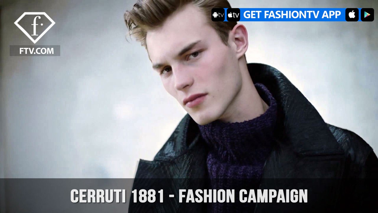 Kit Butler Cerruti 1881 F/W 17 Campaign Celebrating 50th Anniversary Part 2 | FashionTV | FTV