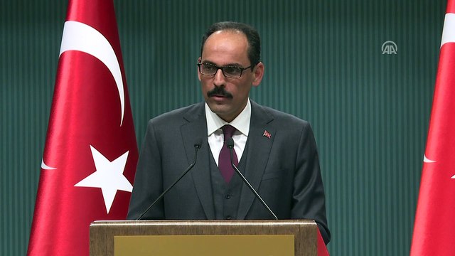 Cumhurbaşkanlığı Sözcüsü Kalın: 'Şu anda gündemimizde bir kabine değişikliği söz konusu değil' - ANKARA