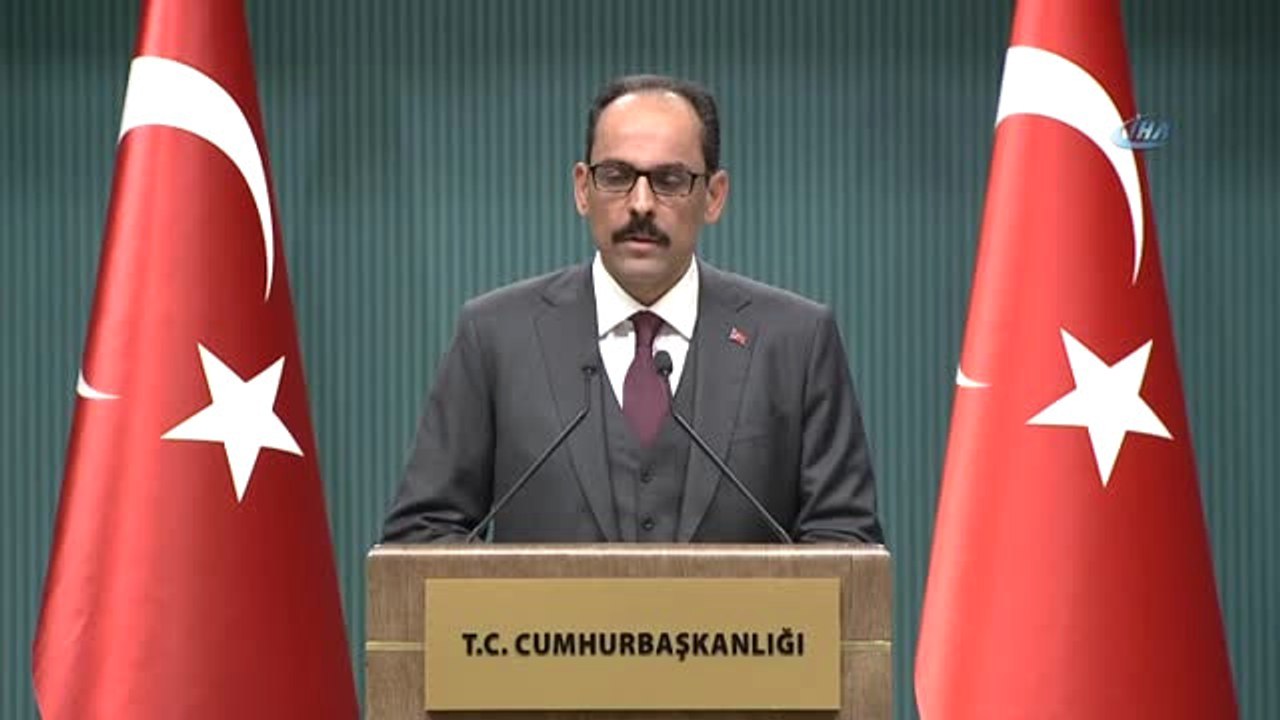 Cumhurbaşkanlığı Sözcüsü Kalın: (Hakan Atilla Davası)"Bu, Skandal Bir Davanın Skandal Bir Kararıdır.