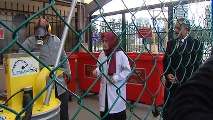 Bakan Özhaseki, Atık Geçiçi Depolama Alanını tanıttı