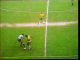 Pelé lors du match  Brazil vs Uruguay (semi-finale de la coupe du monde 1970)