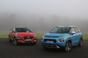 Comparatif  Citroën C3 Aircross vs Hyundai Kona : lookés comme jamais