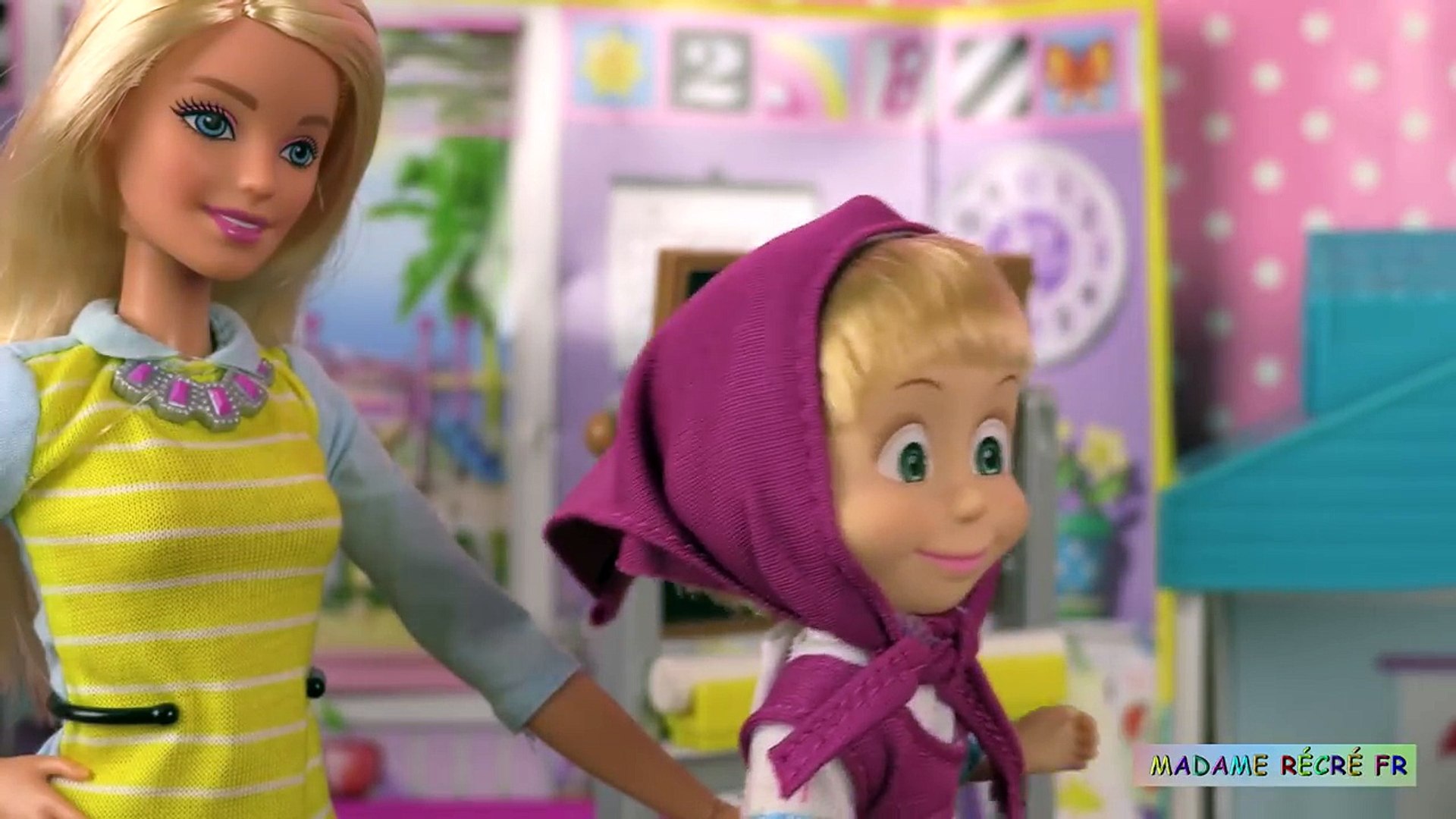 Barbie Maîtresse d'Ecole Histoires de Poupées Nouvelle dans la Classe -  video Dailymotion