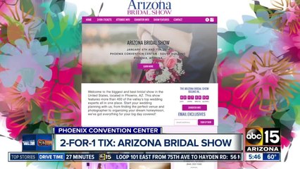 Get 2-for-1 tickets to the Arizona Bridal Show