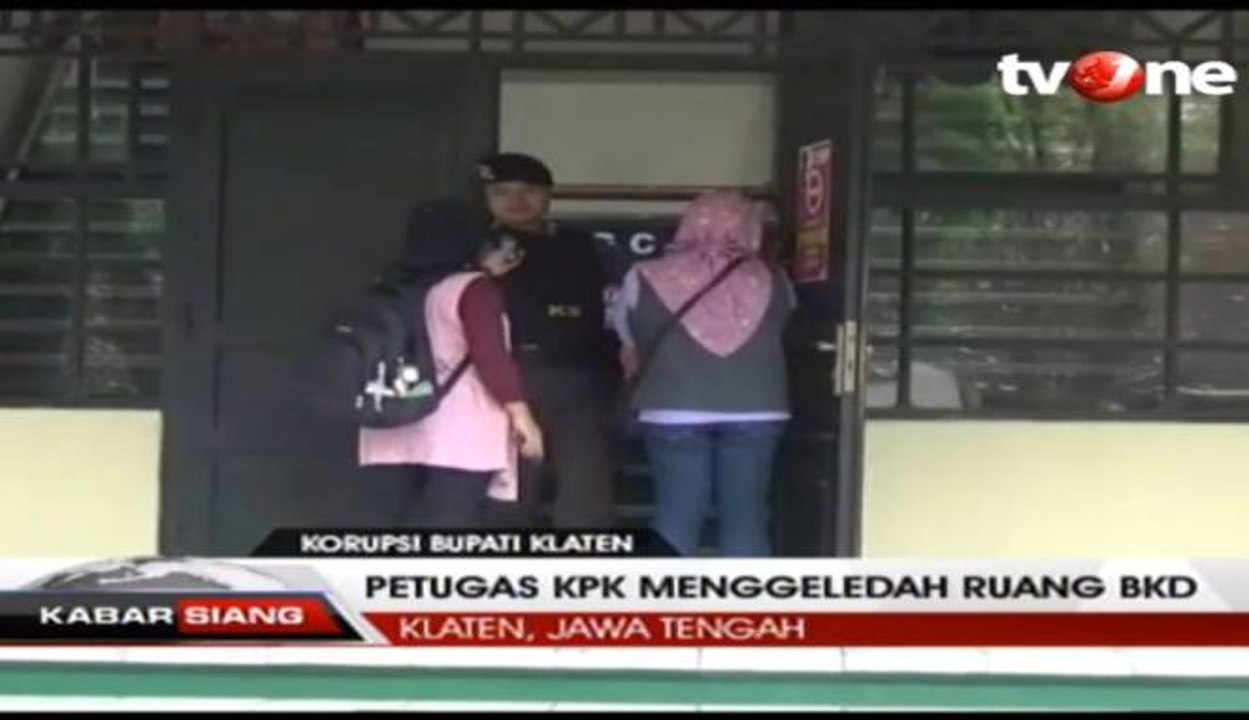 KPK Kembali Menggeledah Ruang BKD Bupati Klaten
