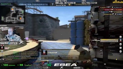 Shahzeb 'ShahZaM' Khan shows is sick AWP skills in this clutch!