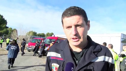 Les eplications du Lieutenant-Colonel Nicolas Faure, officier du SDIS 13.