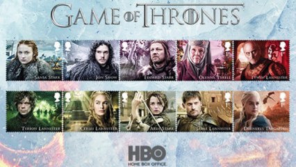 Juego de tronos ya tiene su propia colección de sellos