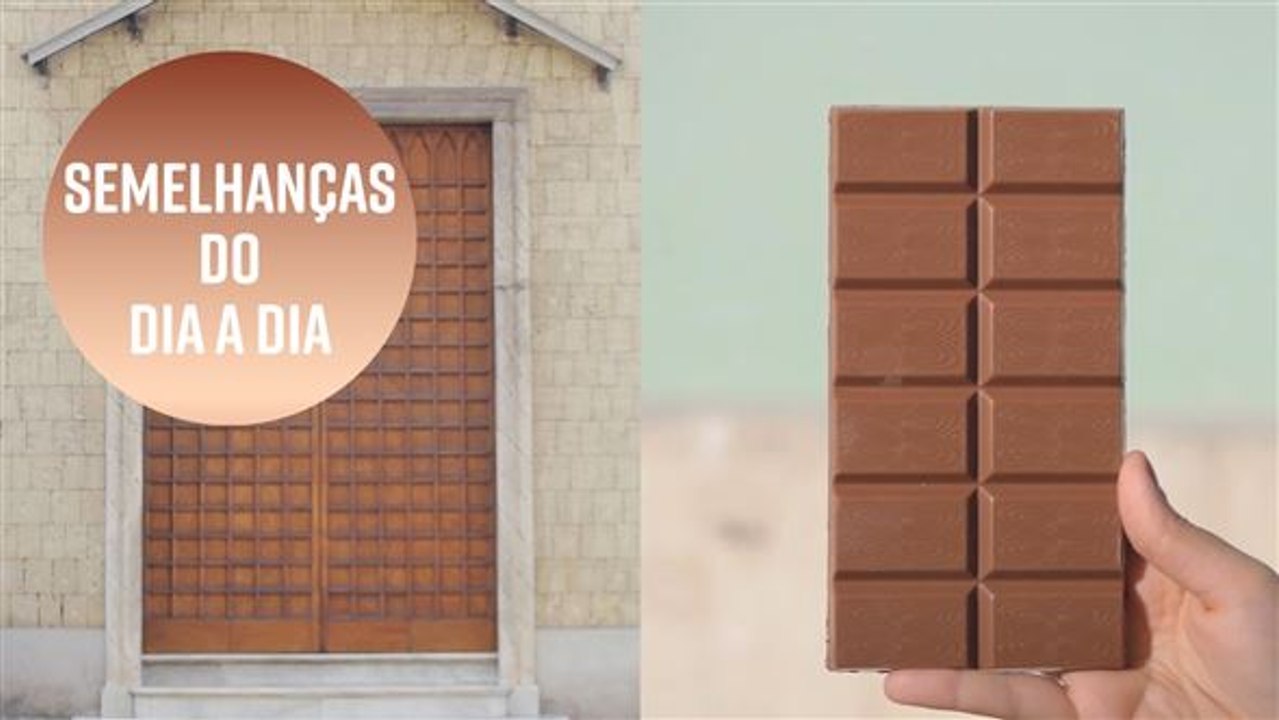 Você já reparou como algumas coisas são parecidas?