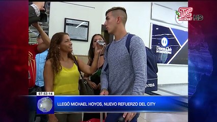 Llegó Michael Hoyos, nuevo refuerzo del City