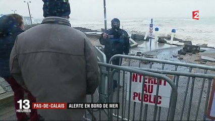 Pas-de-Calais : alerte en bord de mer après la tempête Eleanor