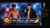WWE 2K18 NJPW Wrestle Kingdom 12 Kota Ibushi Vs Cody