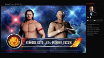 WWE 2K18 NJPW Wrestle Kingdom 12 NEVER Openweight Championship Hirooki Goto Vs Minoru Suzuki