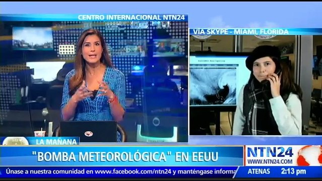 Análisis NTN24 | ¿Cuál es la actividad meteorológica del “ciclón bomba” que amenaza a EE. UU.?