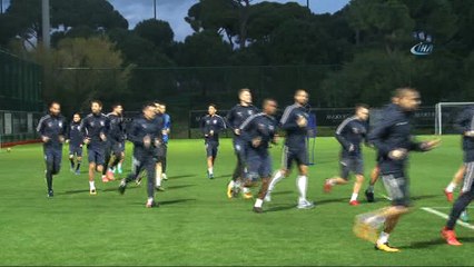 Başakşehir, Antalya'da ilk idmanını yaptı