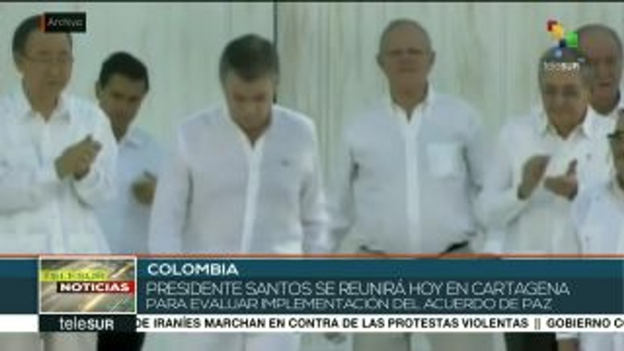 Colombia: Santos y FARC evaluarán avances del proceso de paz
