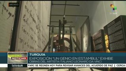 Inauguran en Turquía exposición de Leonardo Da Vinci