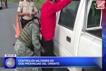 Controles militares en dos provincias del Oriente
