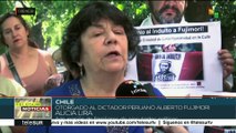 Rechazan activistas chilenos indulto presidencial peruano a Fujimori