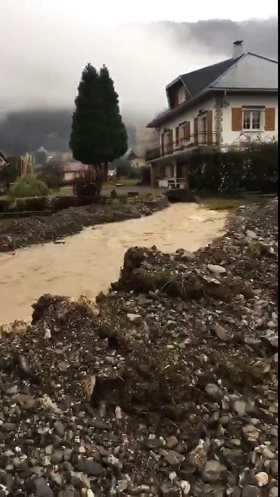 A Marlens, au Bout-du-Lac, les ruisseaux ont débordé