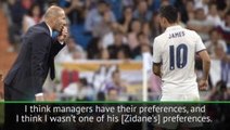 Zidane didn't fancy me despite good form - James