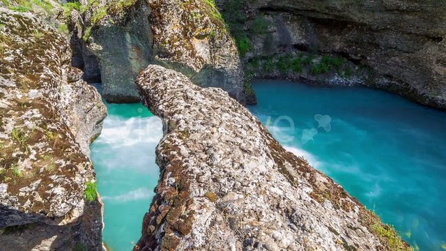 Blue Mountain River In a Canyon Of Aksu, Kazakhstan - by Timelapse4K