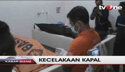 Satu dari Tiga Korban Kecelakaan Kapal Sudah Teridentifikasi
