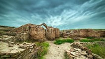 Ruins Castle, Tombs, And Others Buildings In Old City Of Sauran, Kazakhstan by Timelapse4K