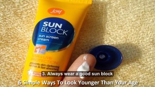 Simple Ways To Look Younger Than Your Age