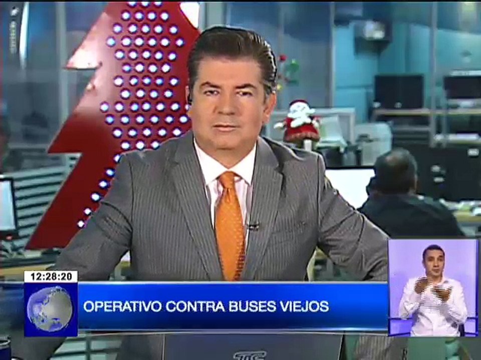 Operativo contra buses viejos