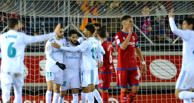 Real Madrid Kral Kupasında Numancia'yı 3-0 Yendi