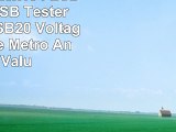 Yeeco 13 128x104 LCD Display USB Tester DC 424V USB20 Voltaggio Attuale Metro Analisi
