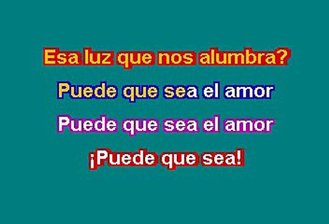 Timbiriche - Rompecabezas (Karaoke)