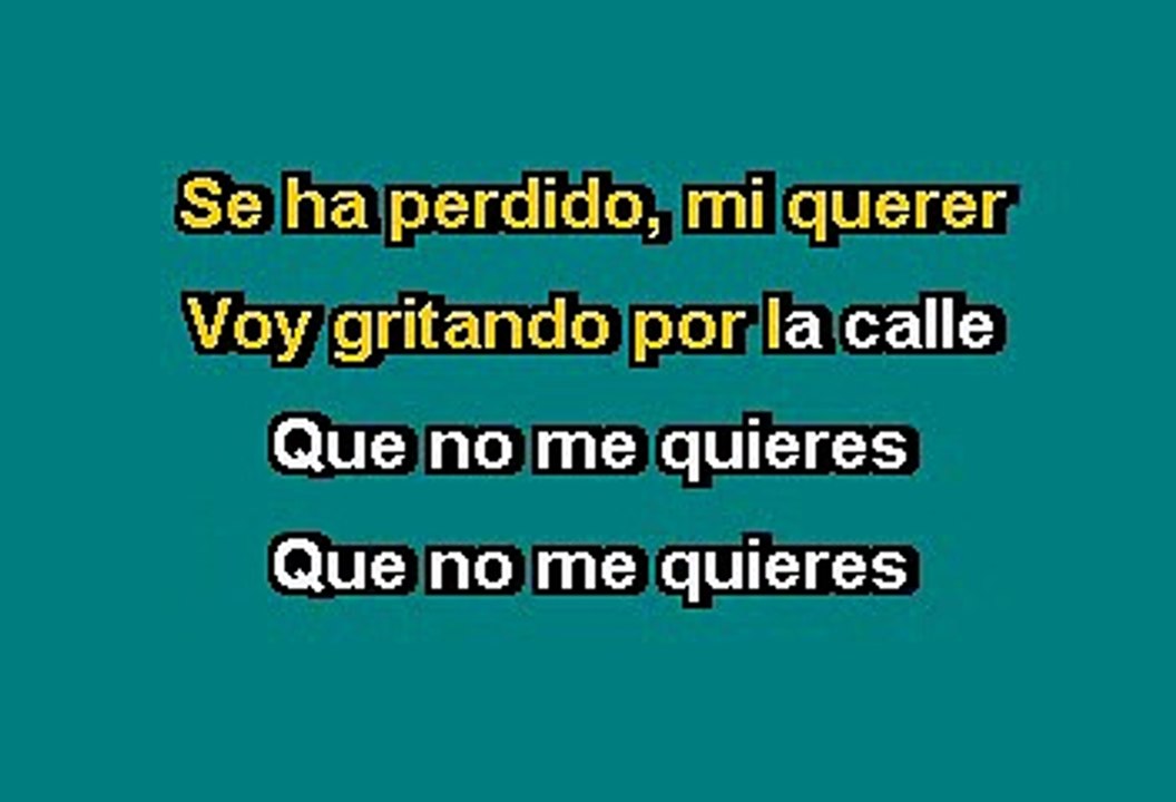 Voy gritando por la calle - Sonia Lopez (Karaoke)