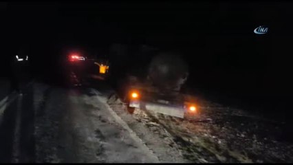 Tankerden Yola Sızan Asit Trafik Kazasına Neden Oldu