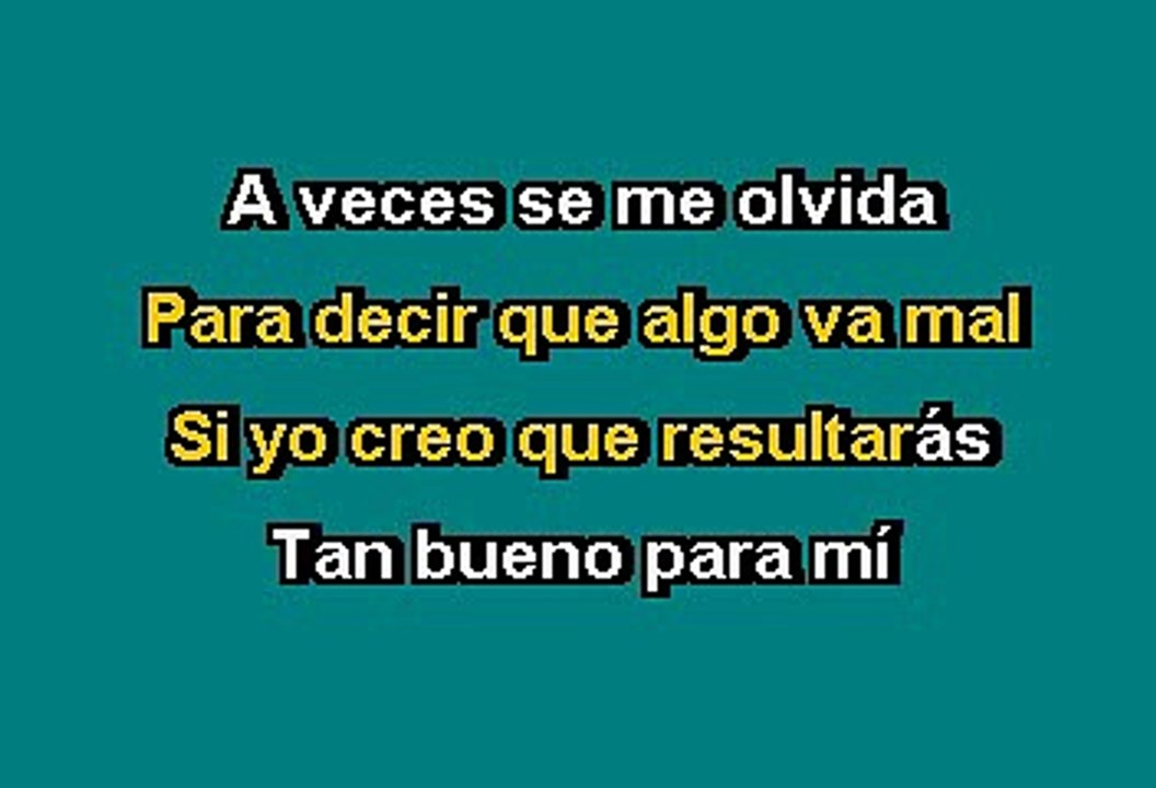 Ya Te Ví - Lola (Karaoke)