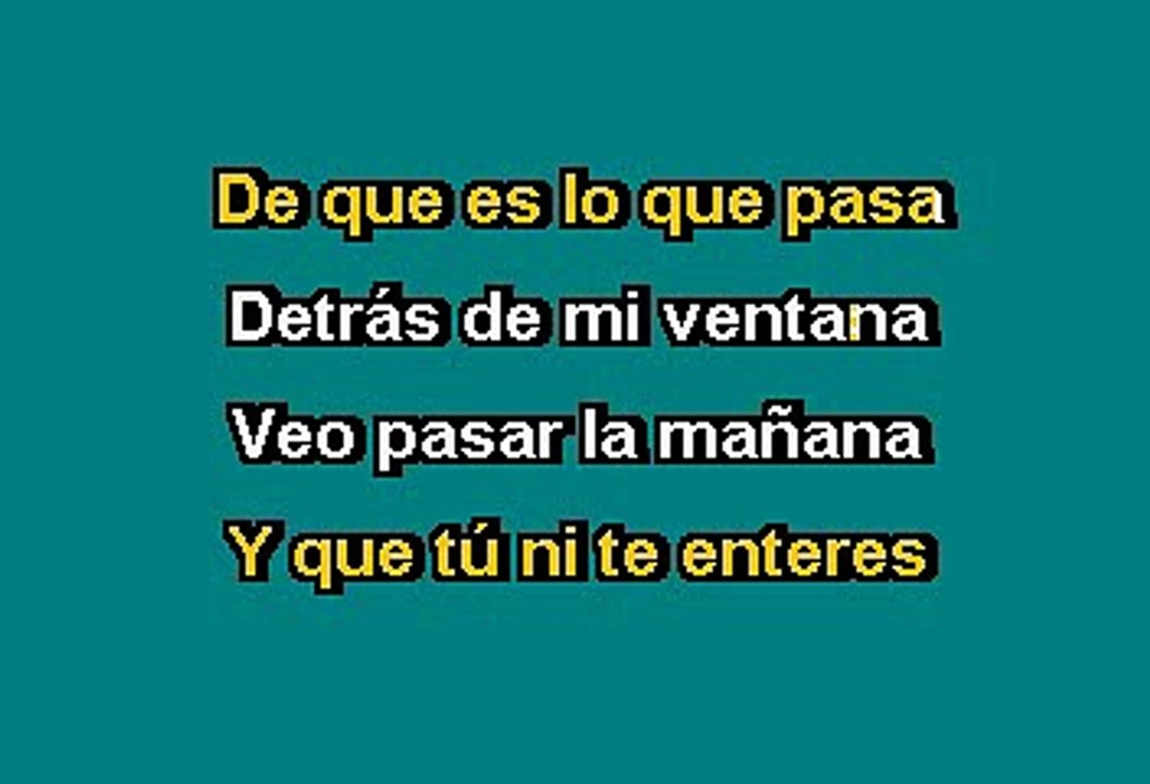 Yuri - Detrás de mi ventana (Karaoke)