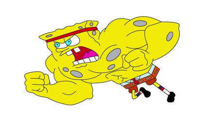 Funny Video Color Spongebob: Athlete Spongebob Squarepants And Athletes Patrick Star Civilwar
