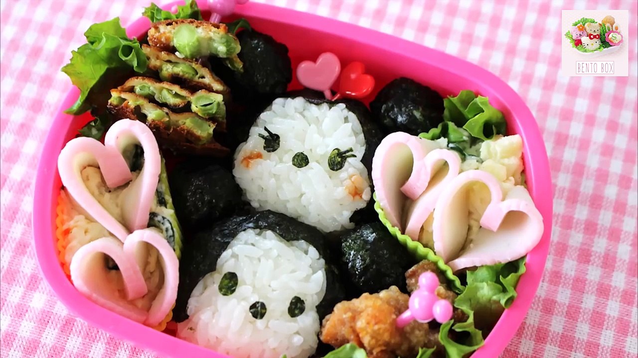 ハートがいっぱい♥ツムツム弁当 キャラ弁 Disney -TSUM TSUM- Bento Lunch Box (kyaraben)