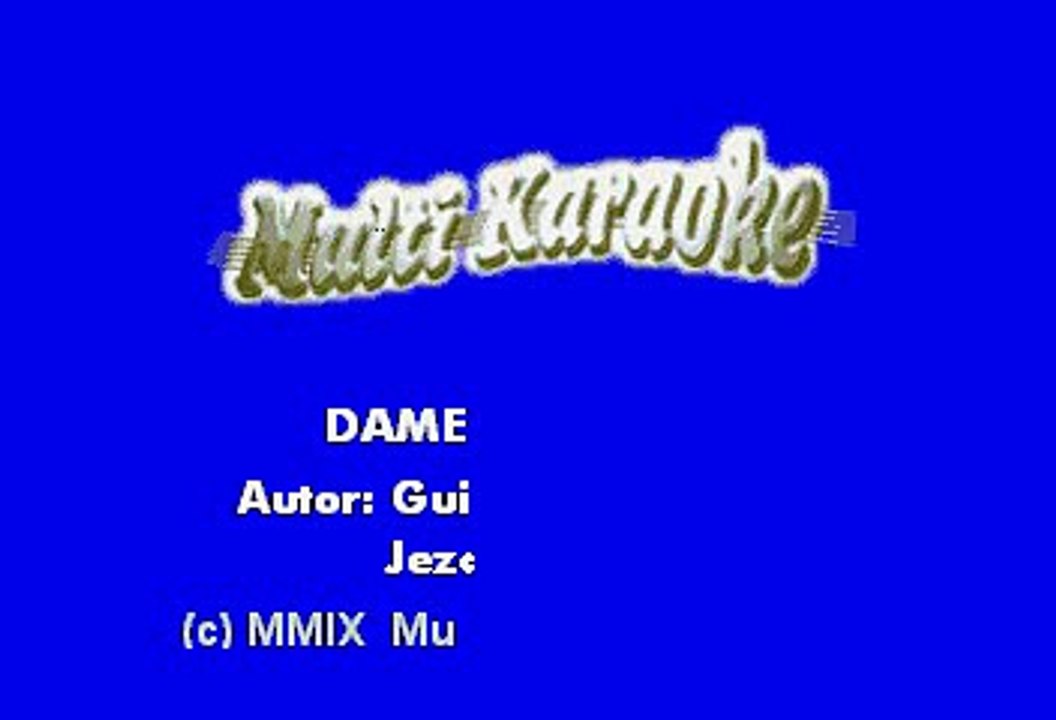 Alacranes Musical - Dame Tu Amor (Karaoke)