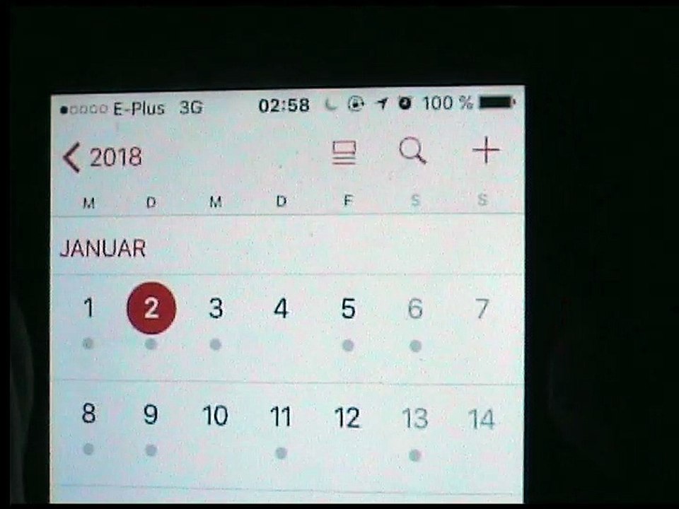 1.Vorgeschmack auf das Monster Dienstag02.Januar2018