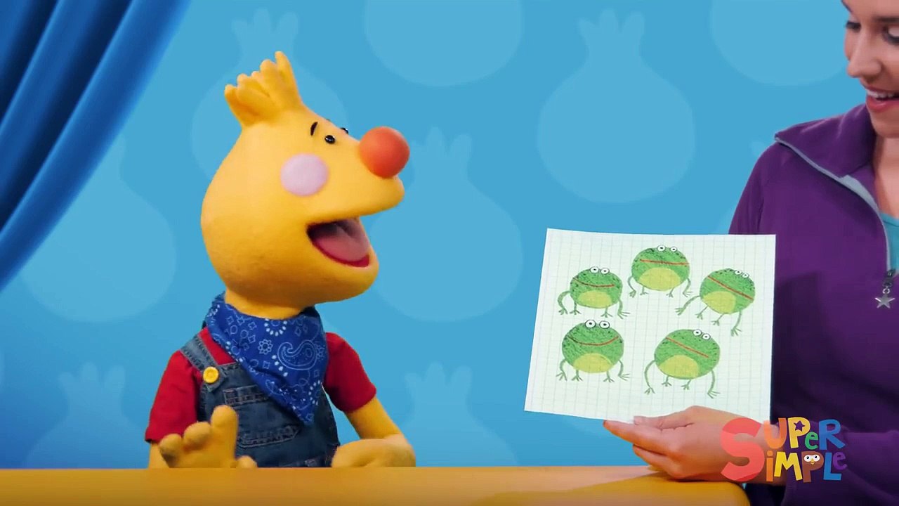 Five Little Speckled Frogs _ Sing Along With Tobee _ Kids Songs _ Super Simple Songs-zes